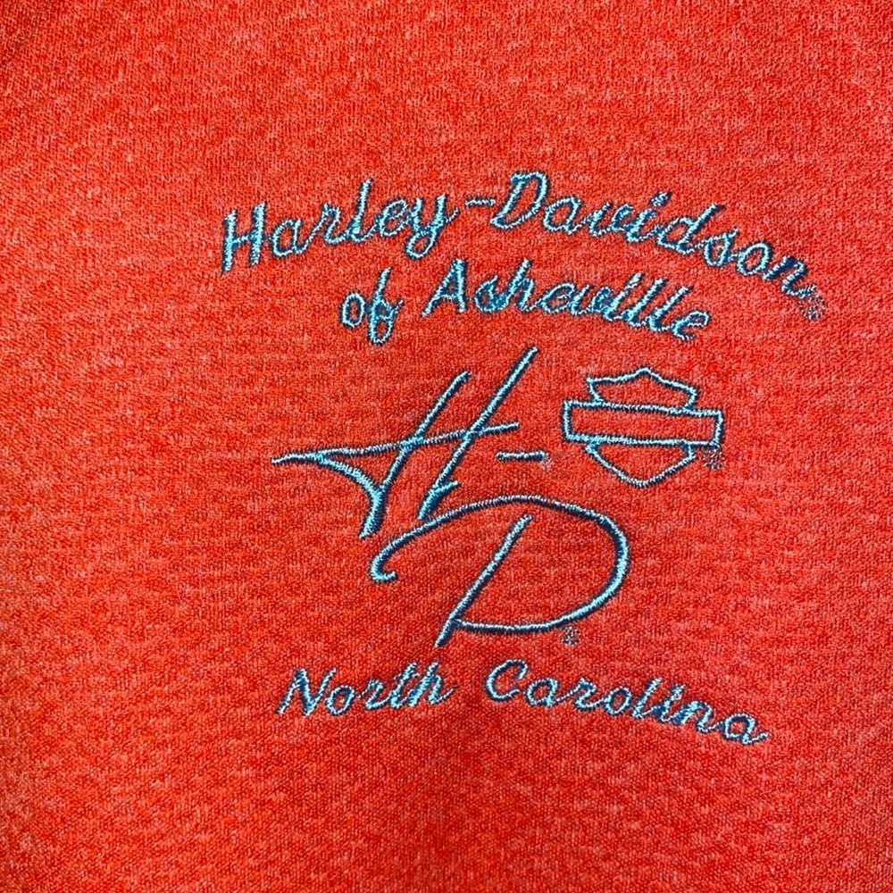 Harley Davidson coral and teal jacket size large